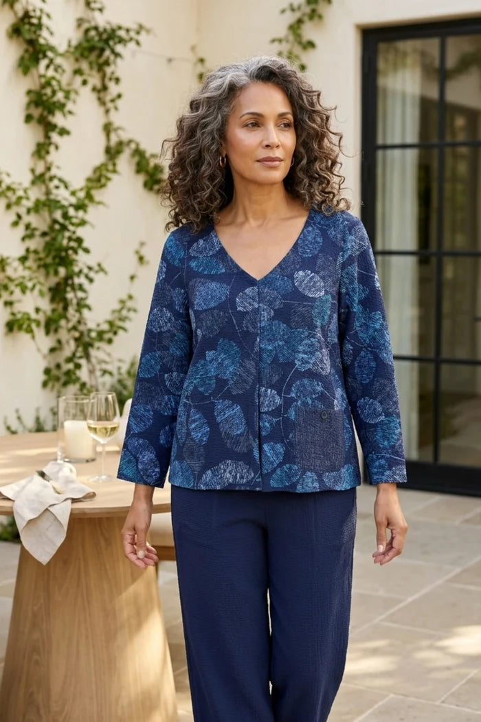 Crinkle Pleat Top