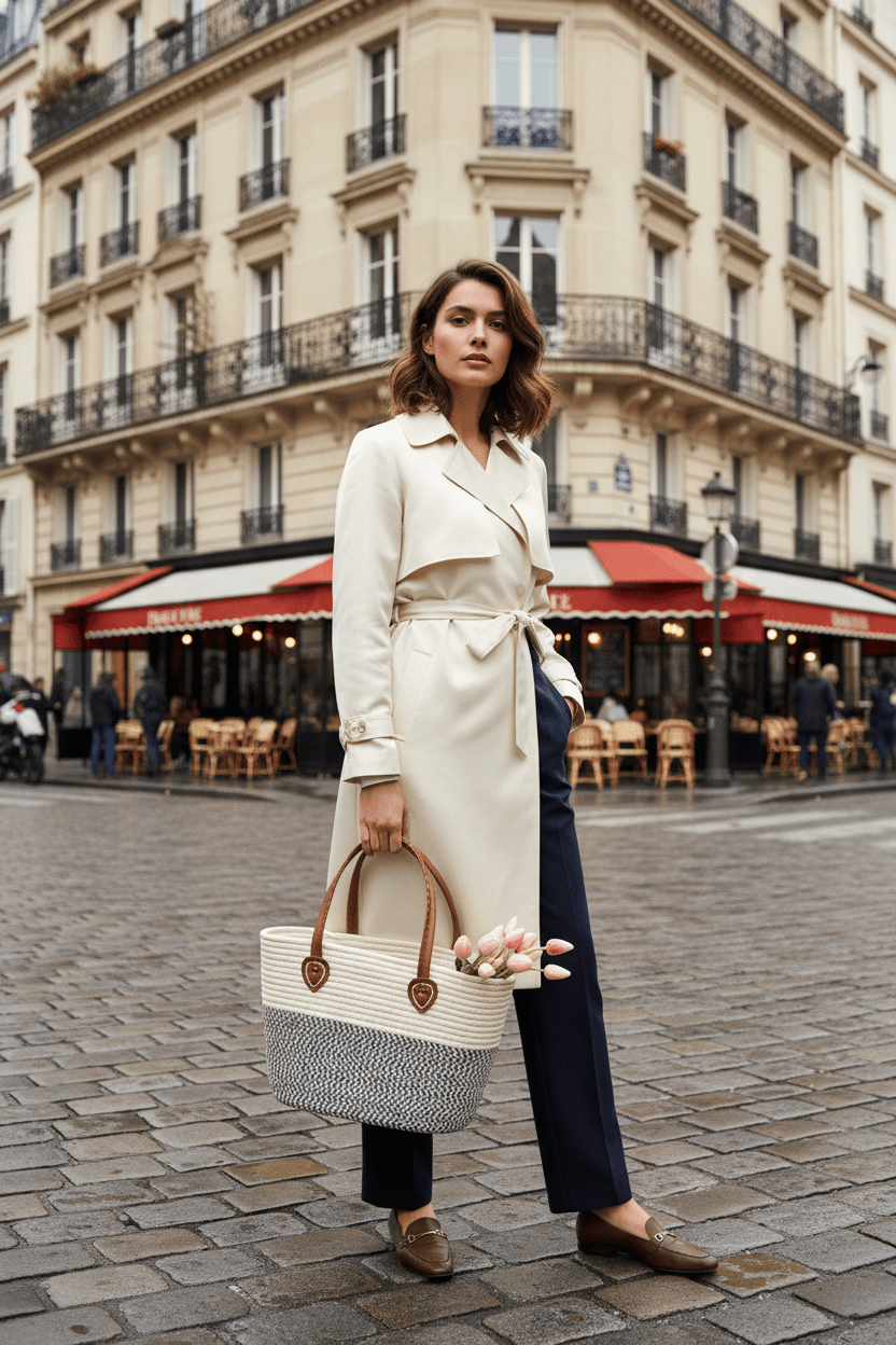 Black and White Market Bag 5126Posh Boutique