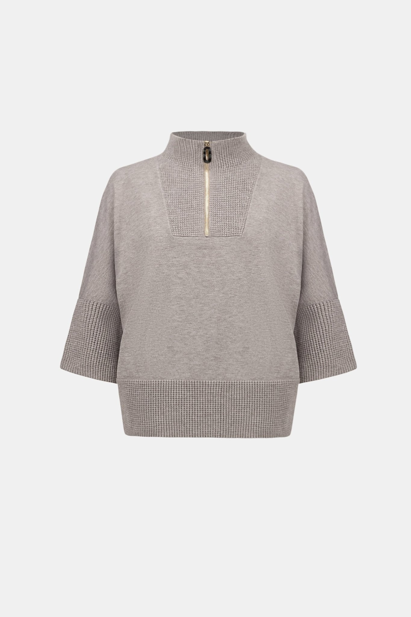 Brushed Funnel-Neck SweaterPosh Boutique