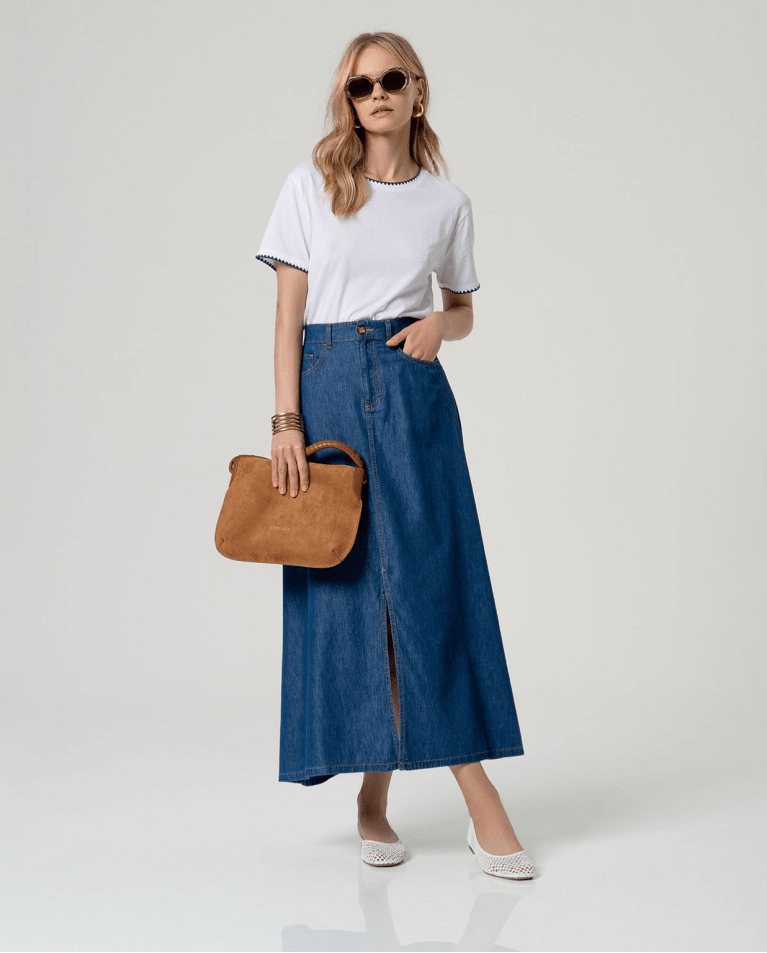Dylan Denim SkirtSkirtsPosh Boutique