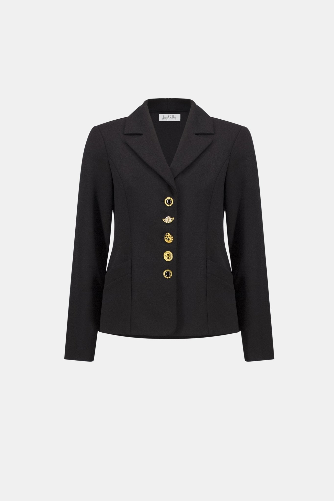 Fitted Blazer With Statement ButtonsPosh Boutique