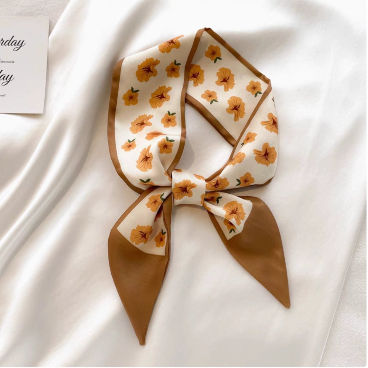 Floral Twilly ScarfScarvesPosh Boutique