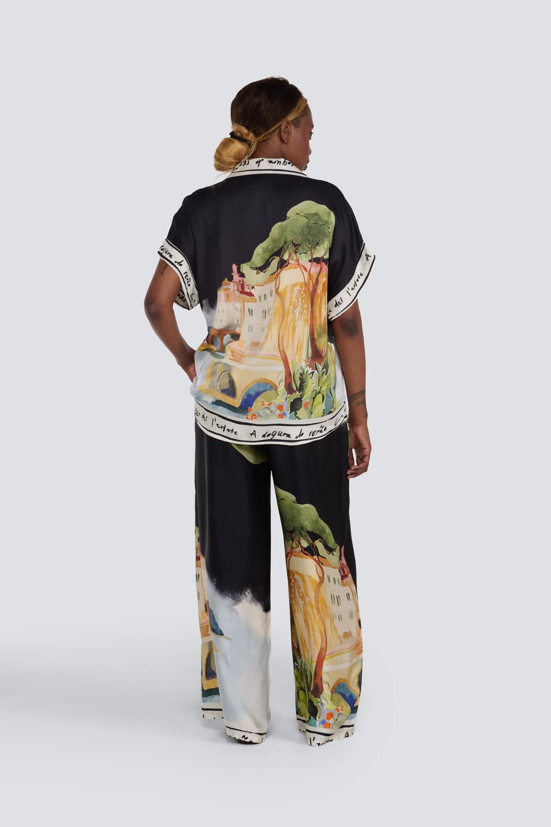 Italy Silk PantPosh Boutique