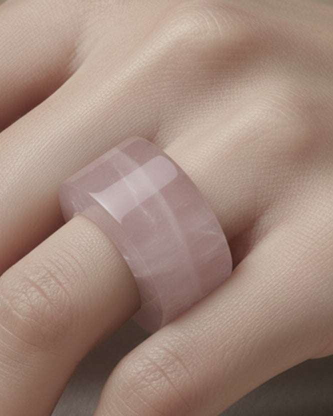 Merx Resin Quartz RingJewelryPosh Boutique