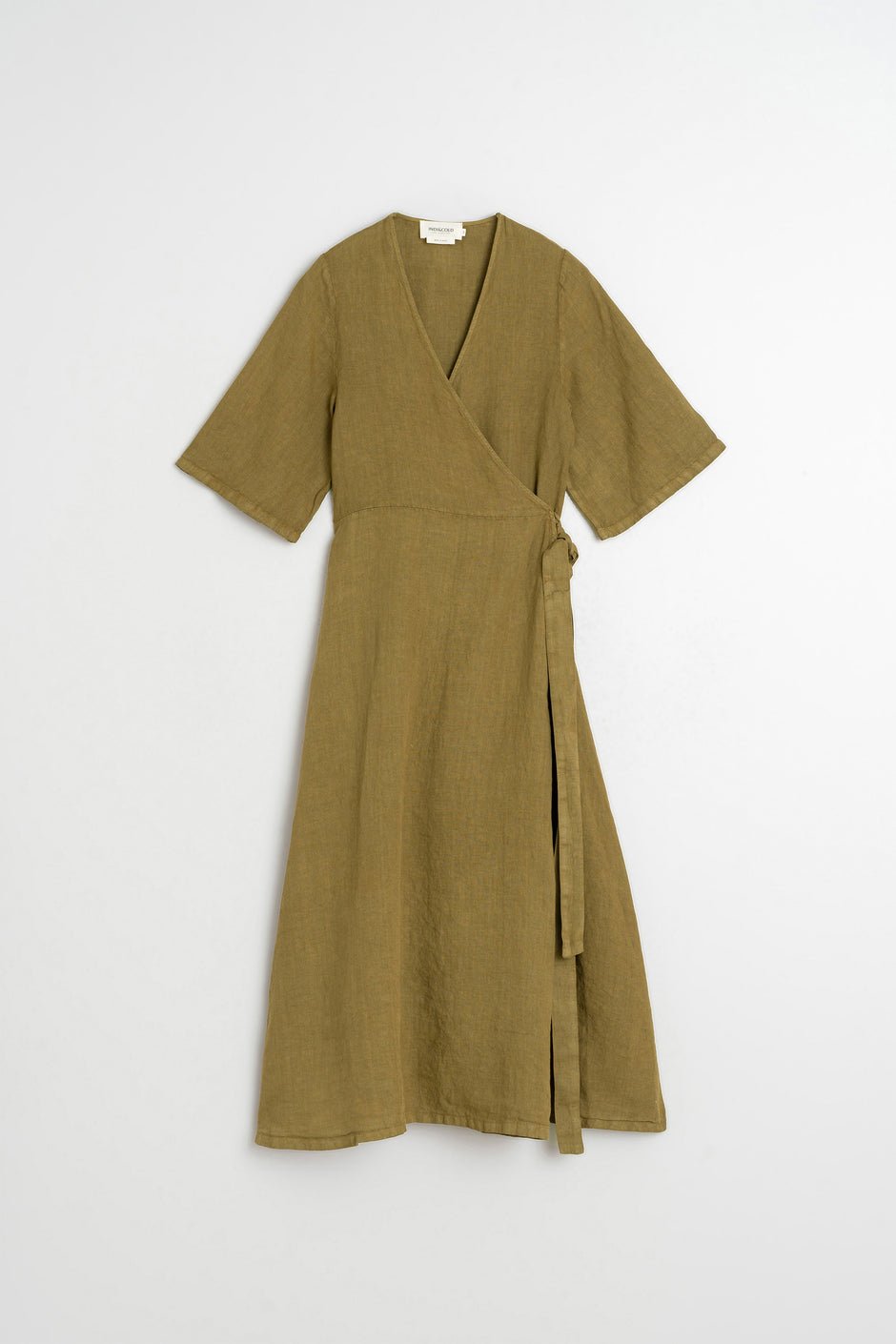 Olive Wrap DressPosh Boutique