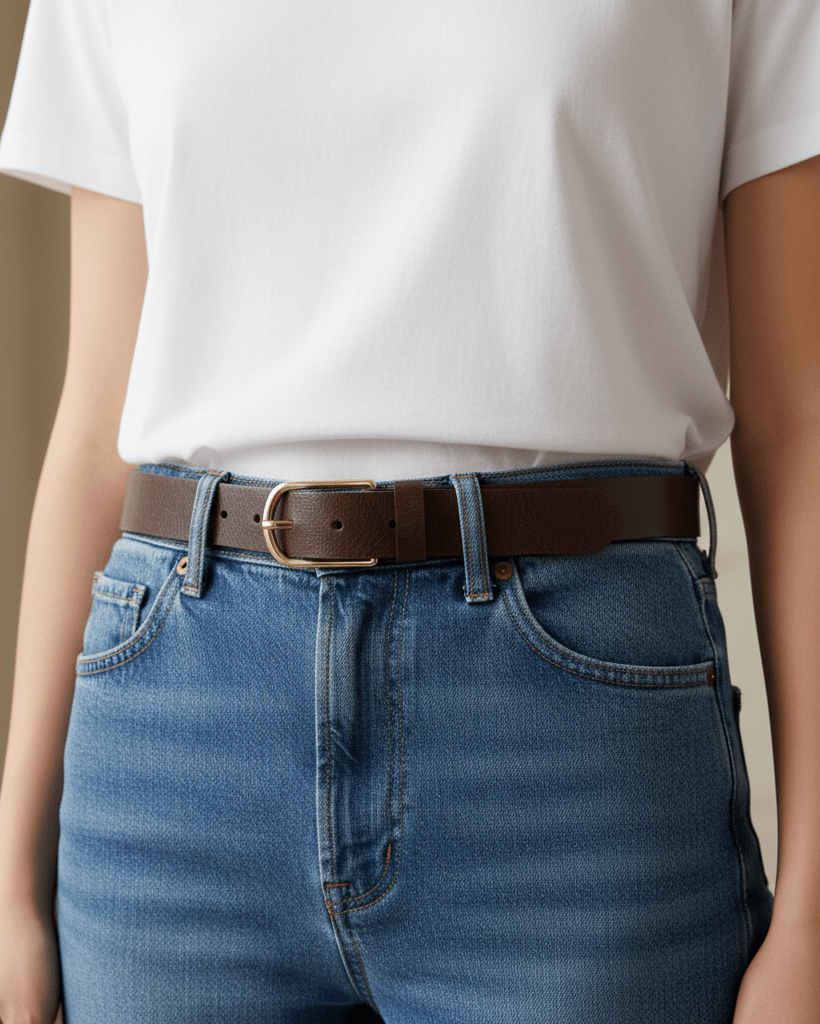 Textured Patent Leather BeltPosh Boutique