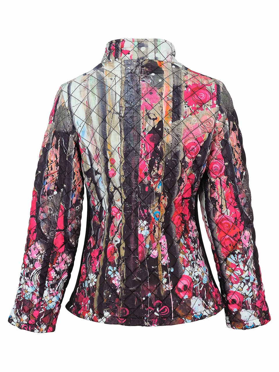"Wild Forest Rose" Quilted JacketJacketsPosh Boutique
