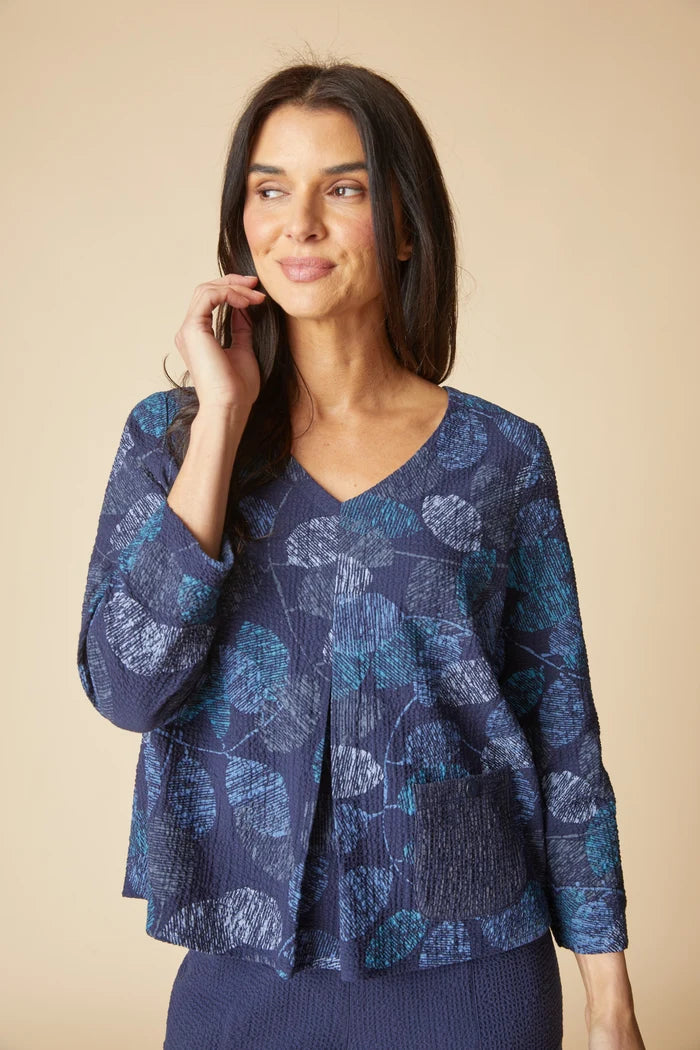 Crinkle Pleat Top