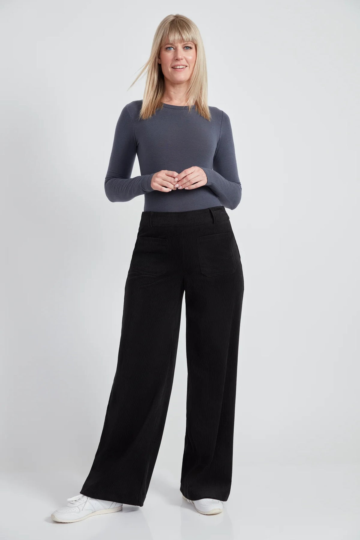 UP! Womens Wide Leg Pant With Pocket