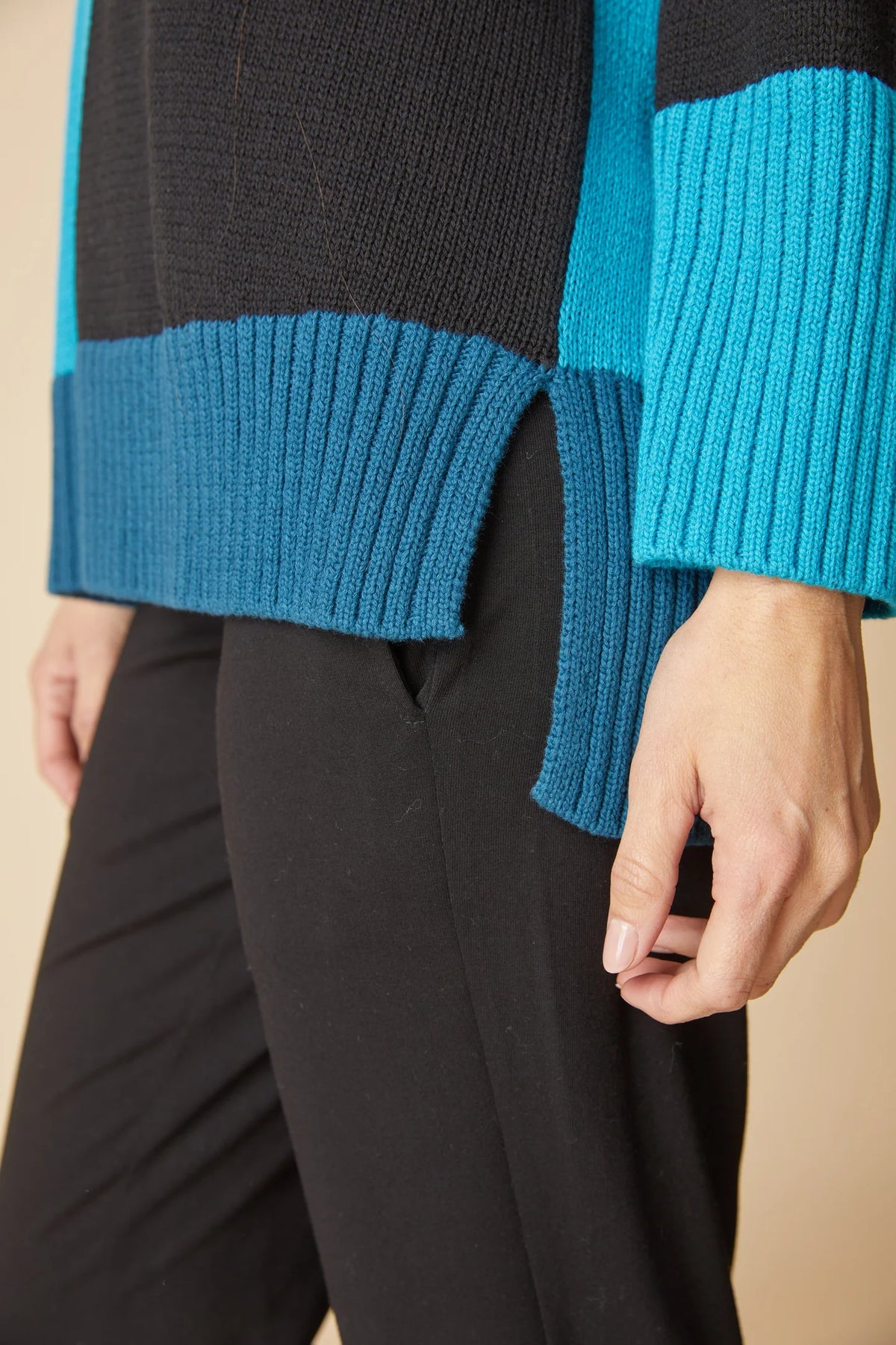 Tunic Block Sweater