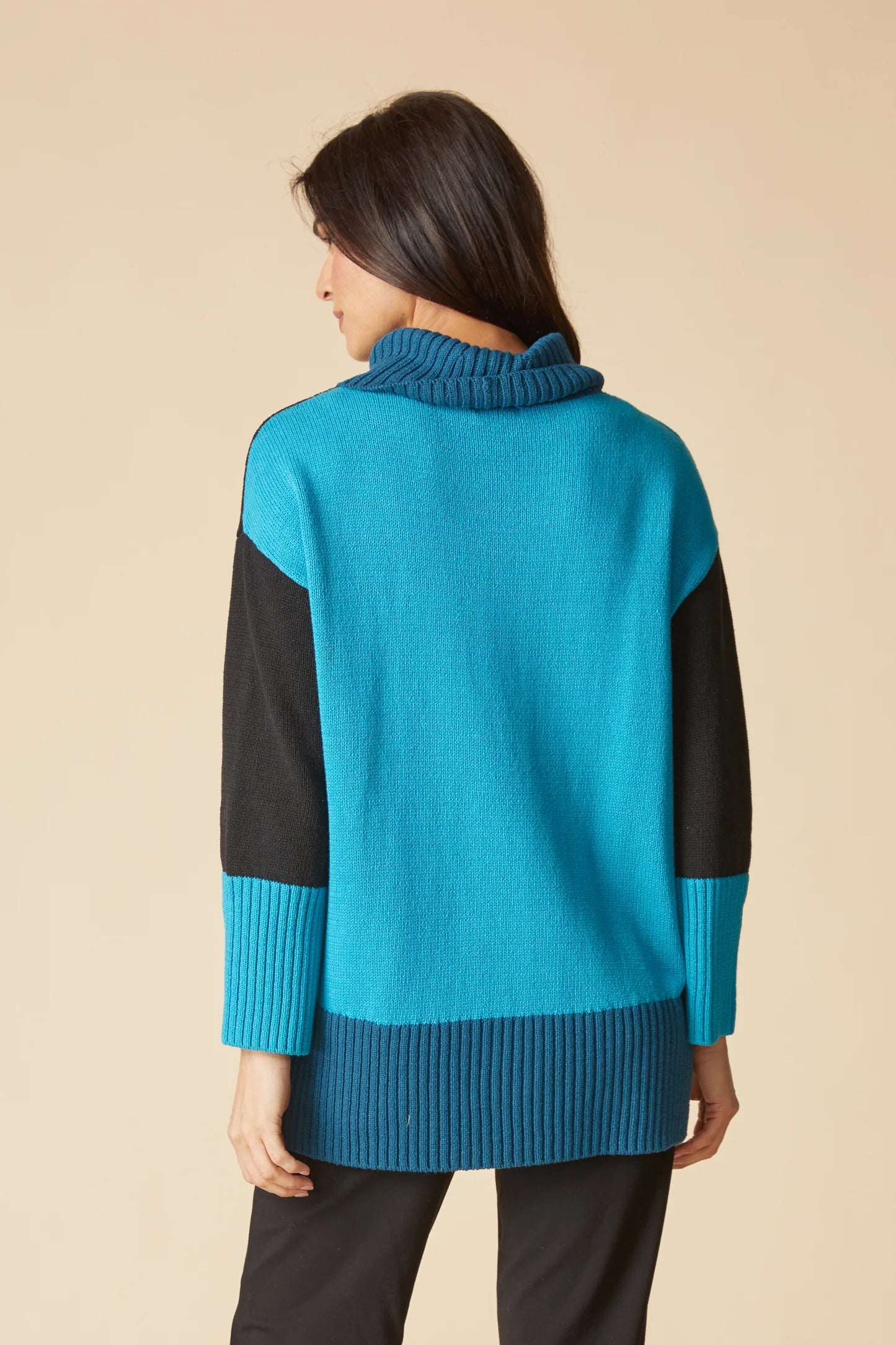 Tunic Block Sweater