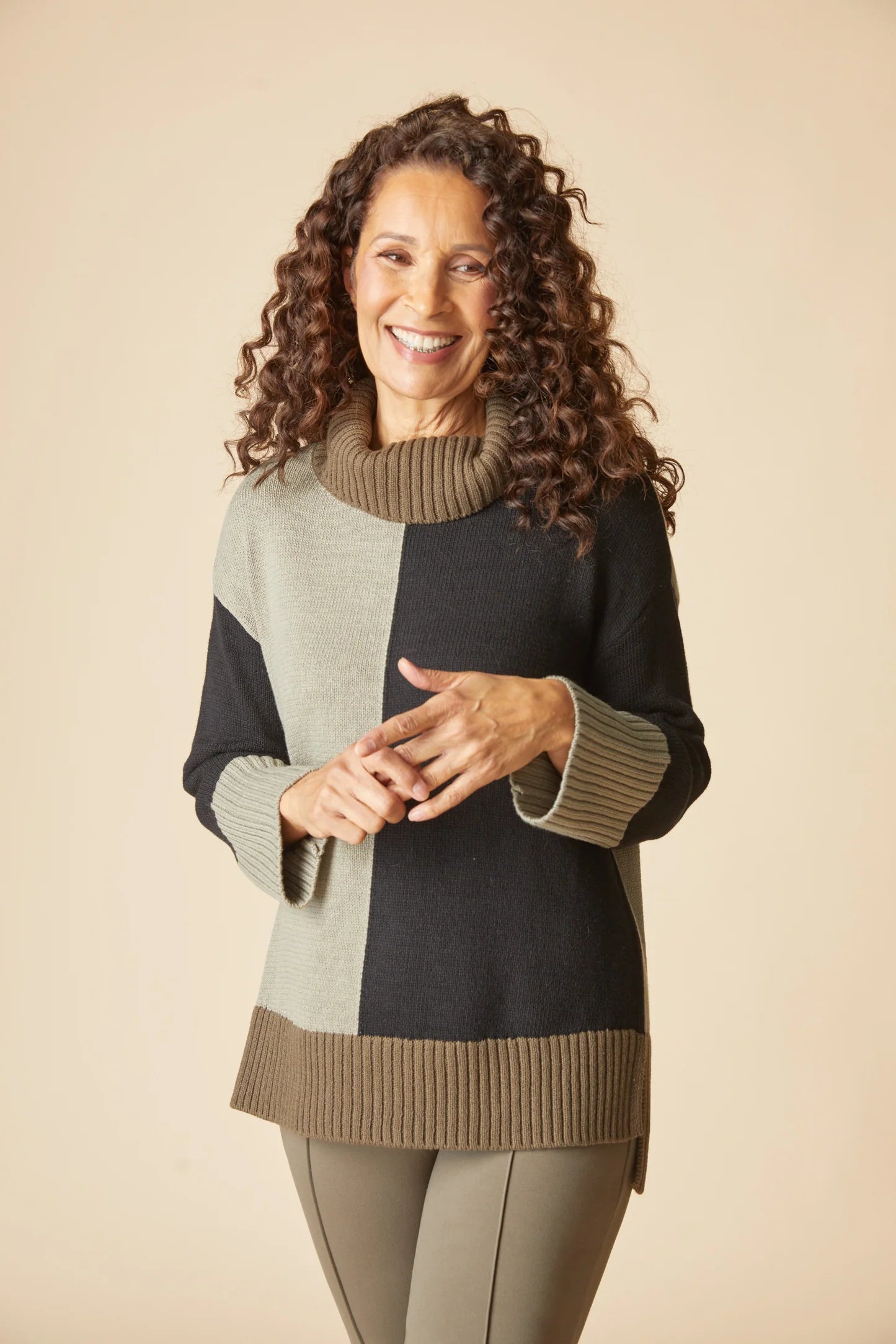 Tunic Block Sweater