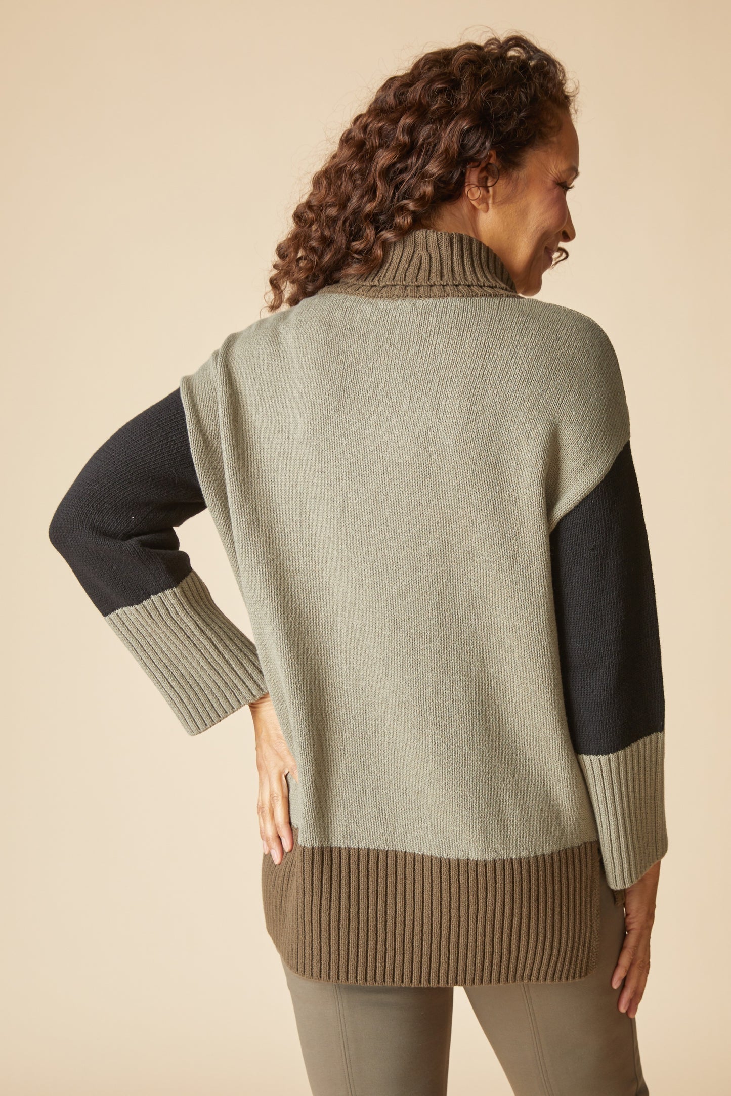 Tunic Block Sweater