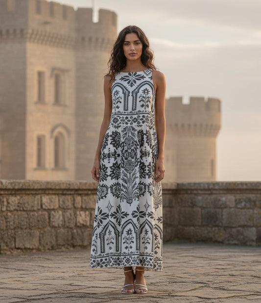 Laurel High Neck Dress