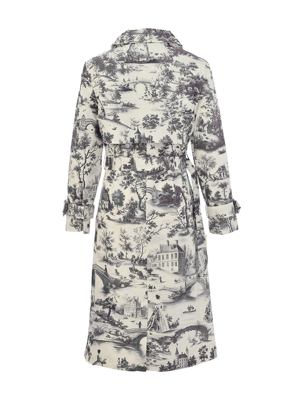 "Air De Provence" Long RaincoatJacketsPosh Boutique
