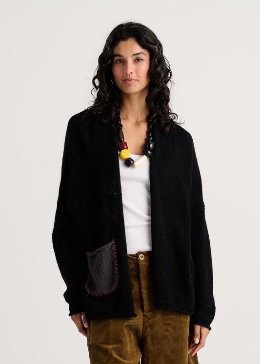 Black Eye Spy CardiganSweatersPosh Boutique