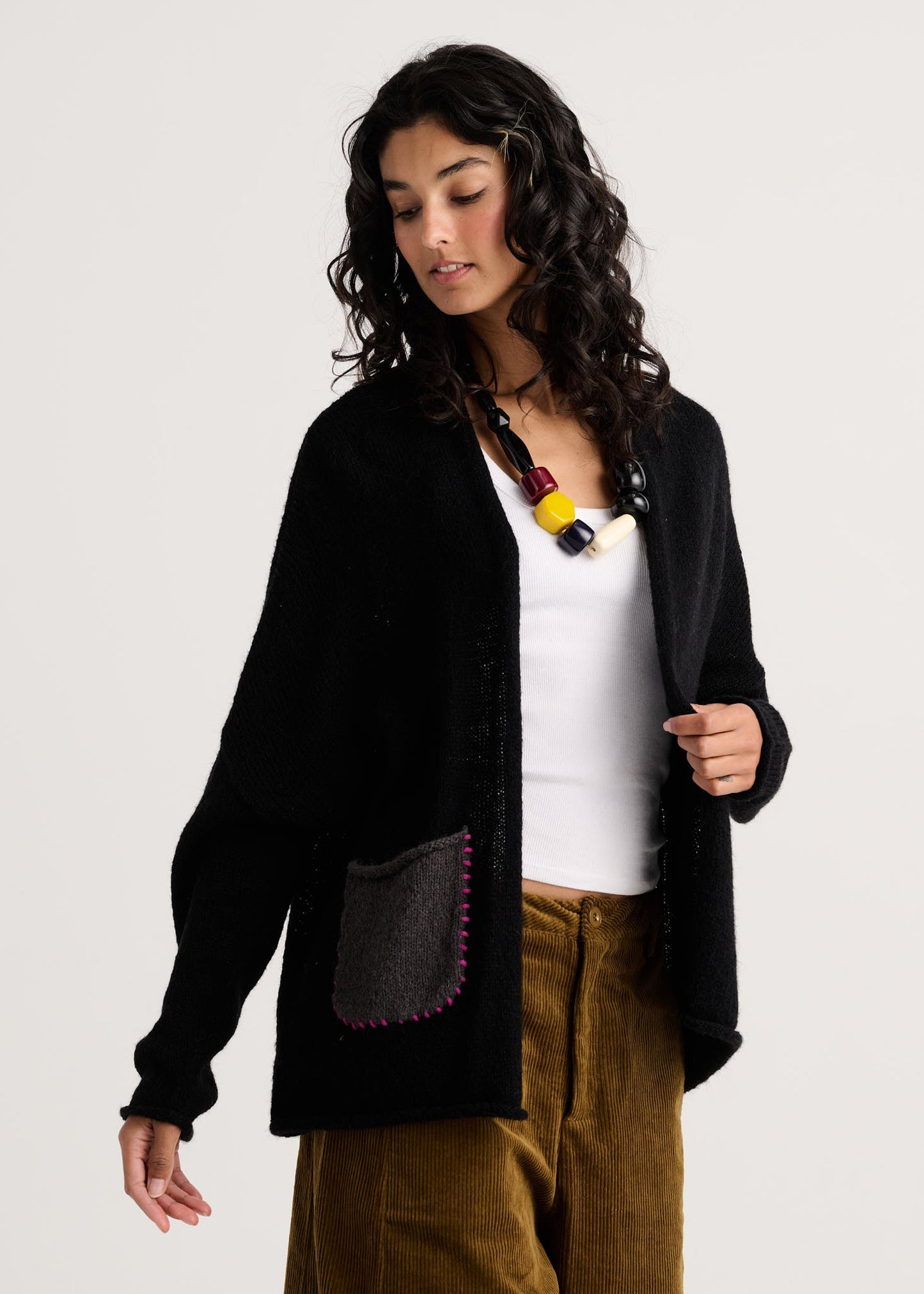 Black Eye Spy CardiganSweatersPosh Boutique