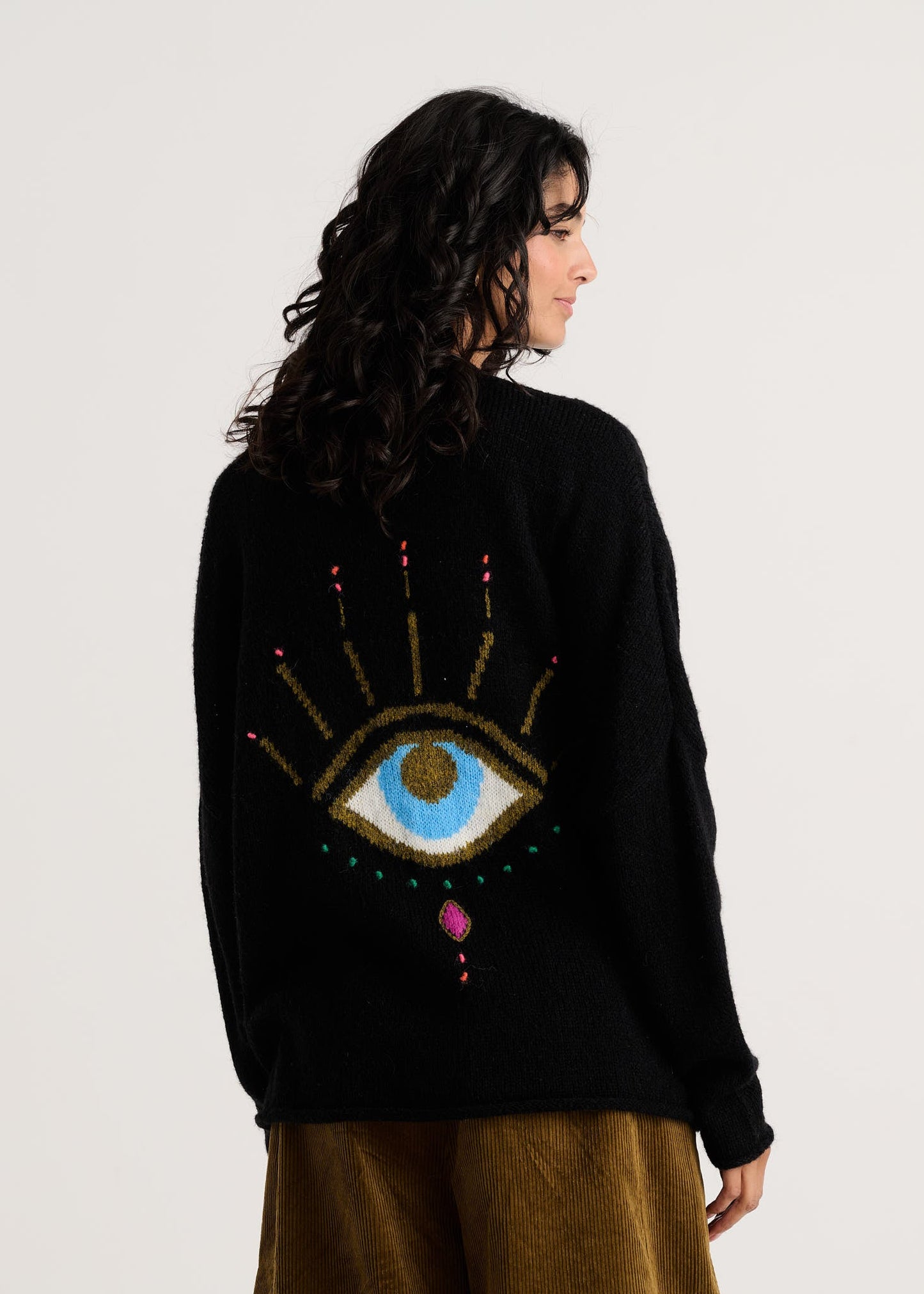 Black Eye Spy CardiganSweatersPosh Boutique