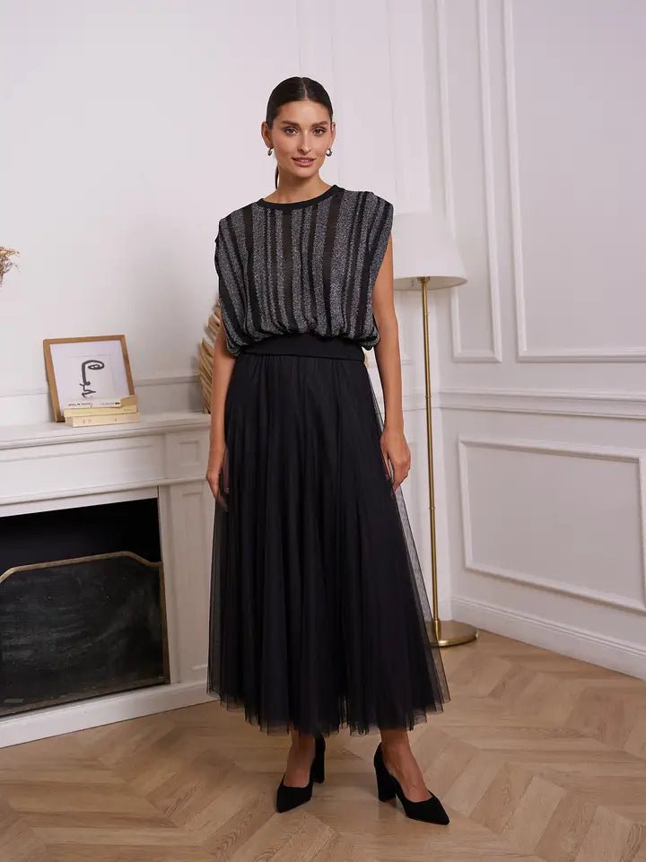 Black Tulle SkirtSkirtsPosh Boutique