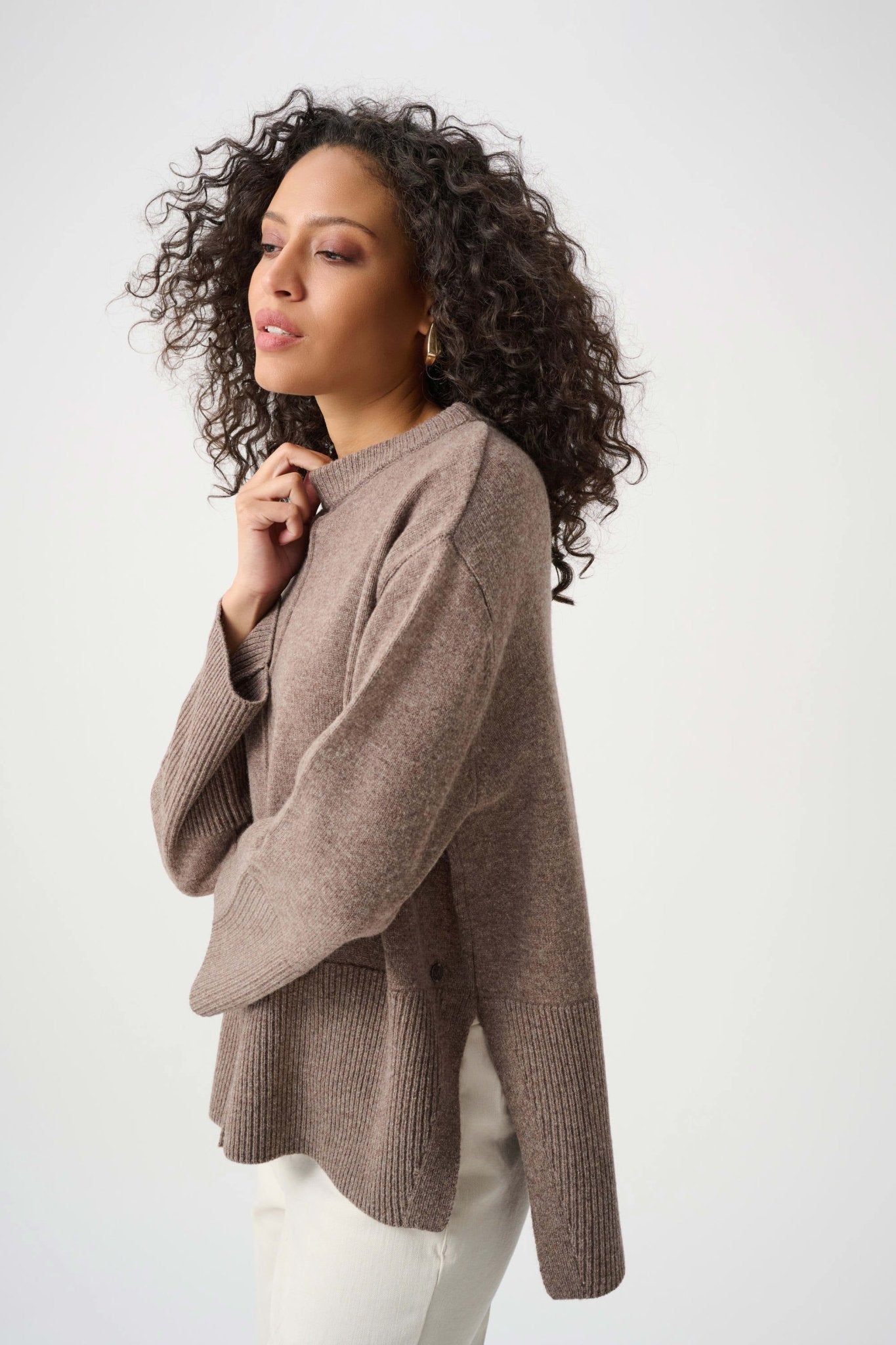 Boxy Crewneck SweaterPosh Boutique