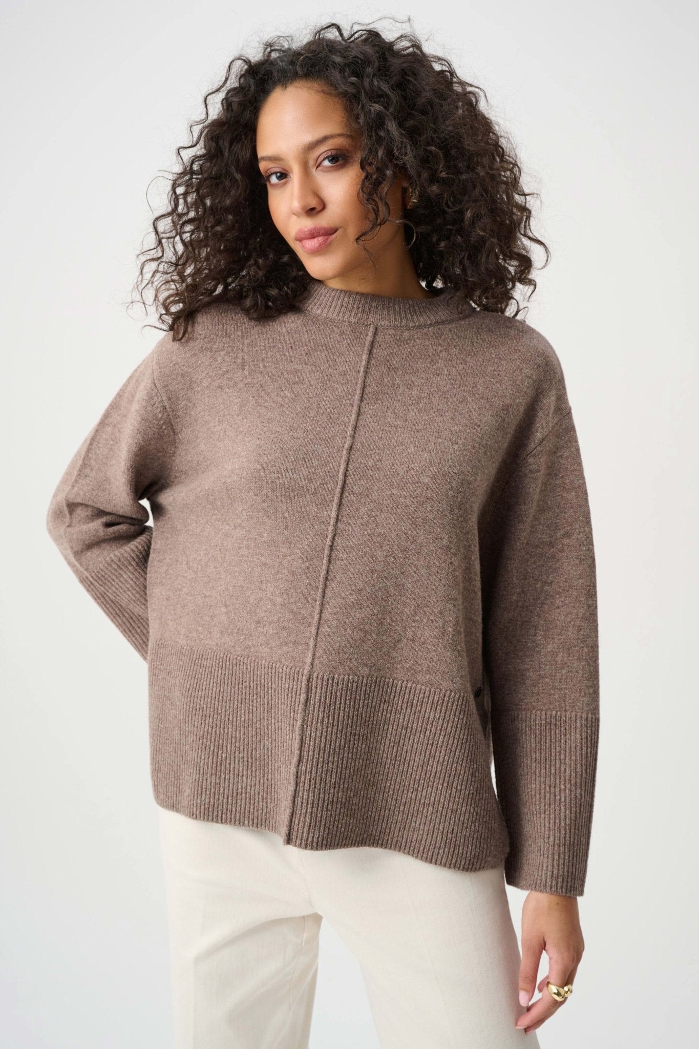 Boxy Crewneck SweaterPosh Boutique