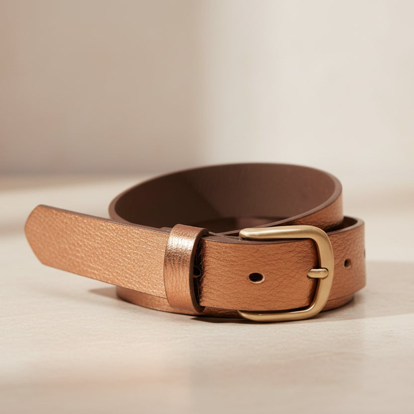 Bronze Sleek BeltBeltsPosh Boutique