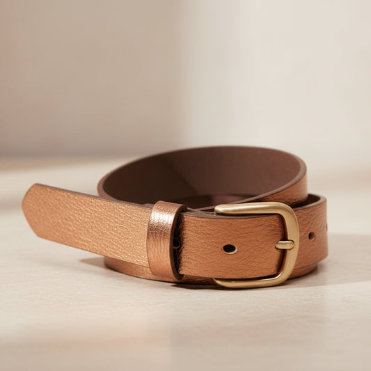 Bronze Sleek BeltBeltsPosh Boutique
