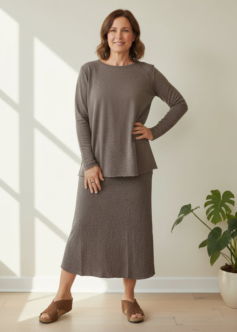 Bubble Knit SkirtPosh Boutique