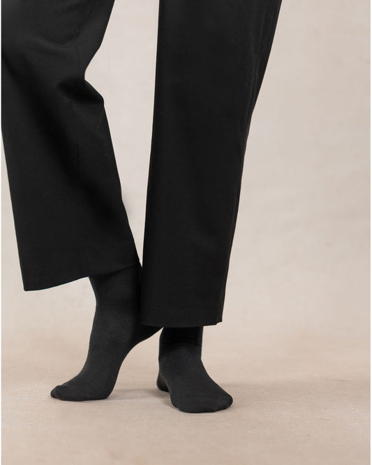 Wool & Silk Jersey Socks