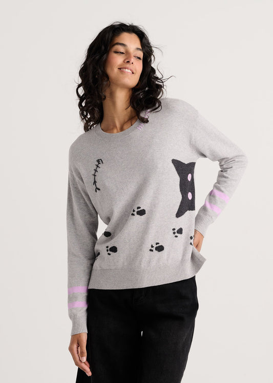 Cheeky Cat SweaterSweatersPosh Boutique