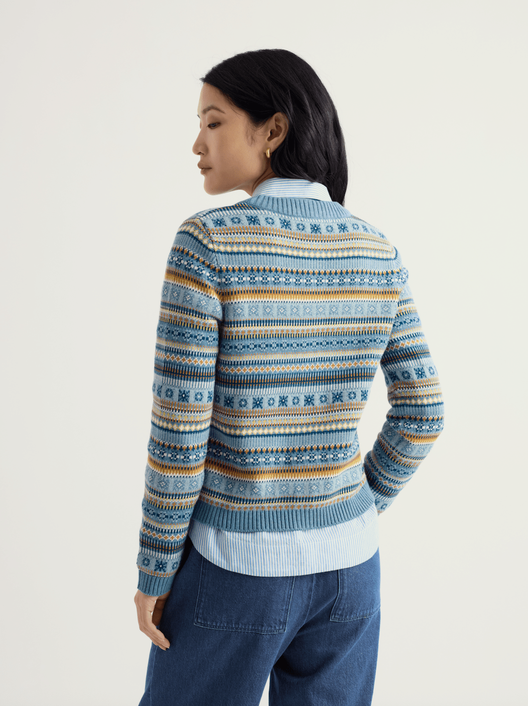 Cove Cottage Fair Isle CardiganSweatersPosh Boutique