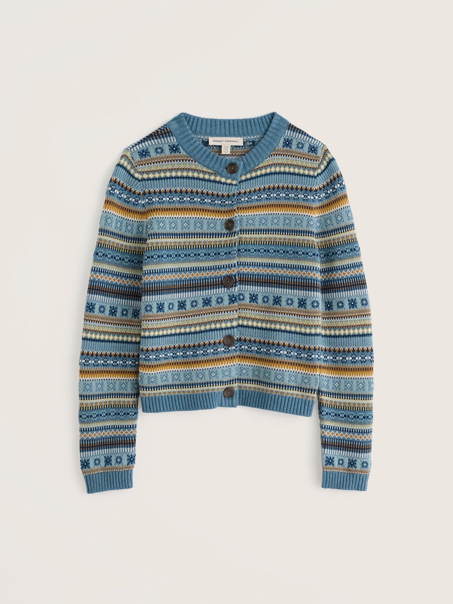 Cove Cottage Fair Isle CardiganSweatersPosh Boutique