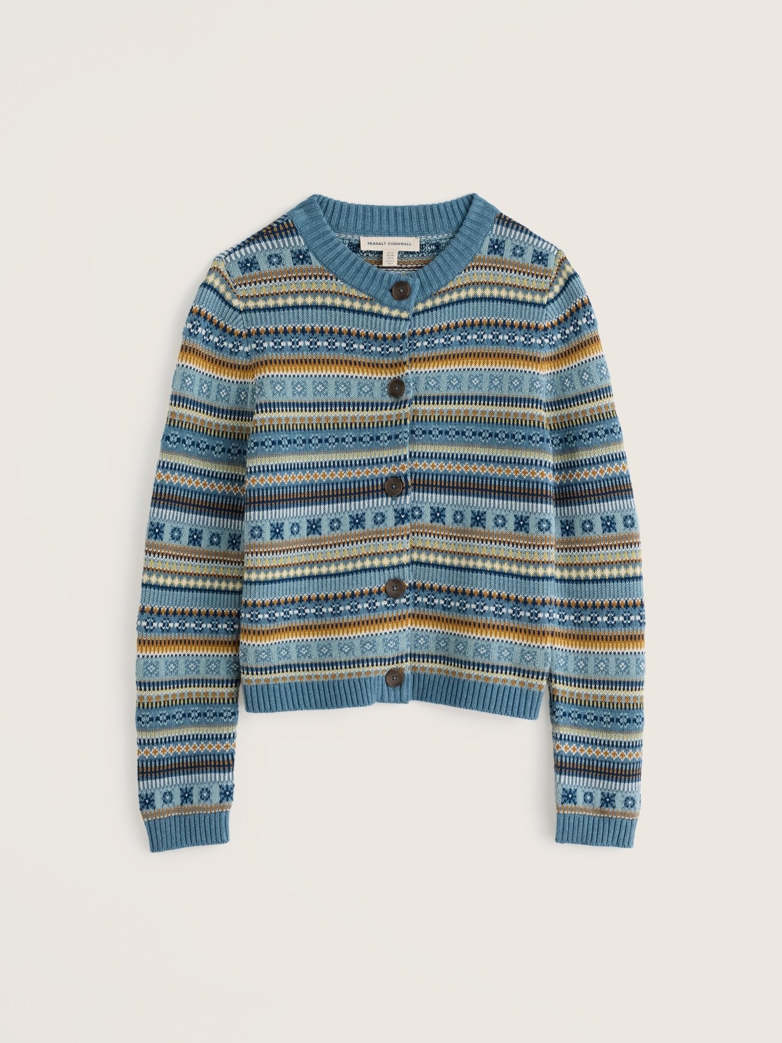Cove Cottage Fair Isle CardiganSweatersPosh Boutique