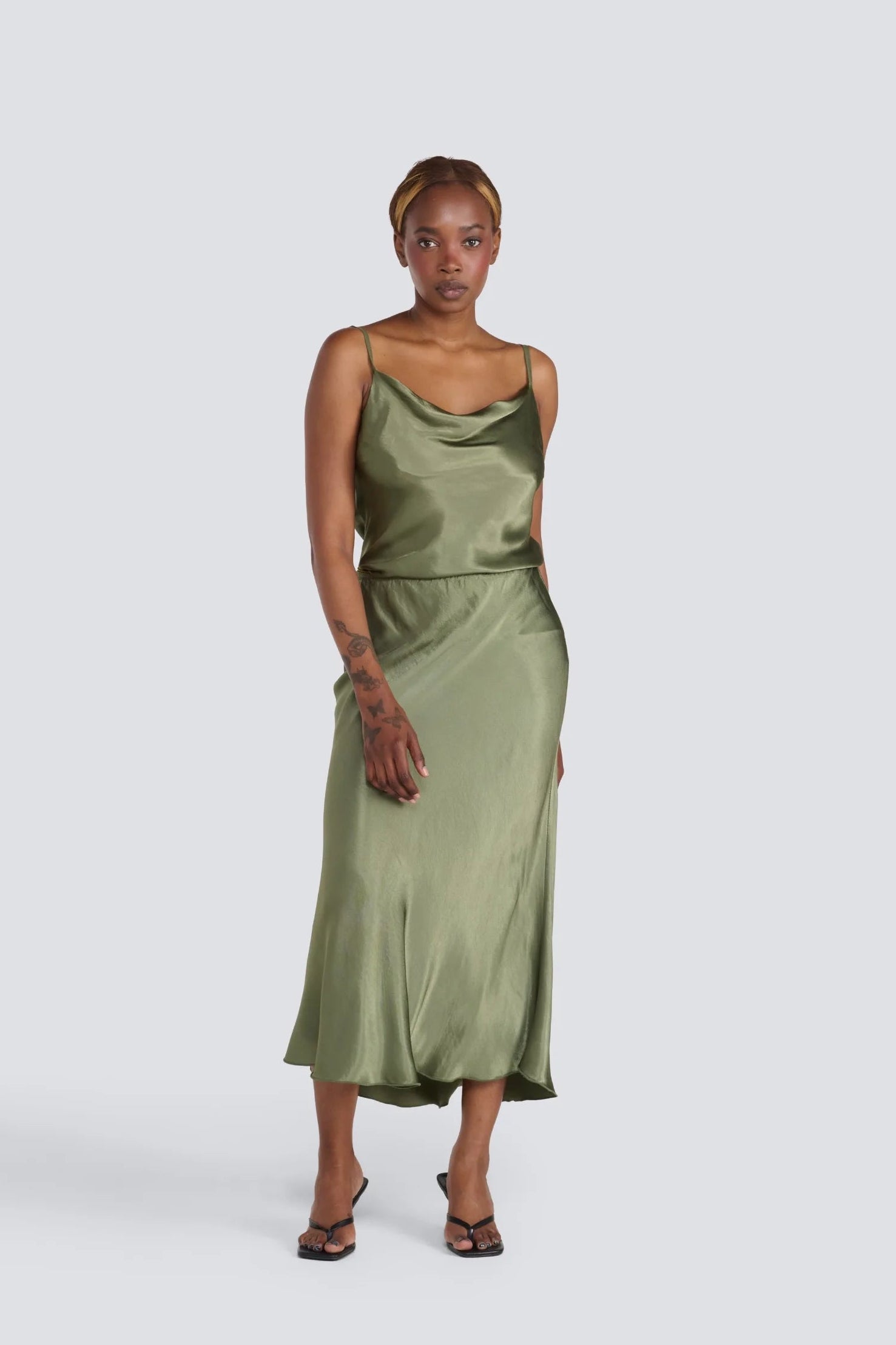 Cowl Neck CamiTopsPosh Boutique