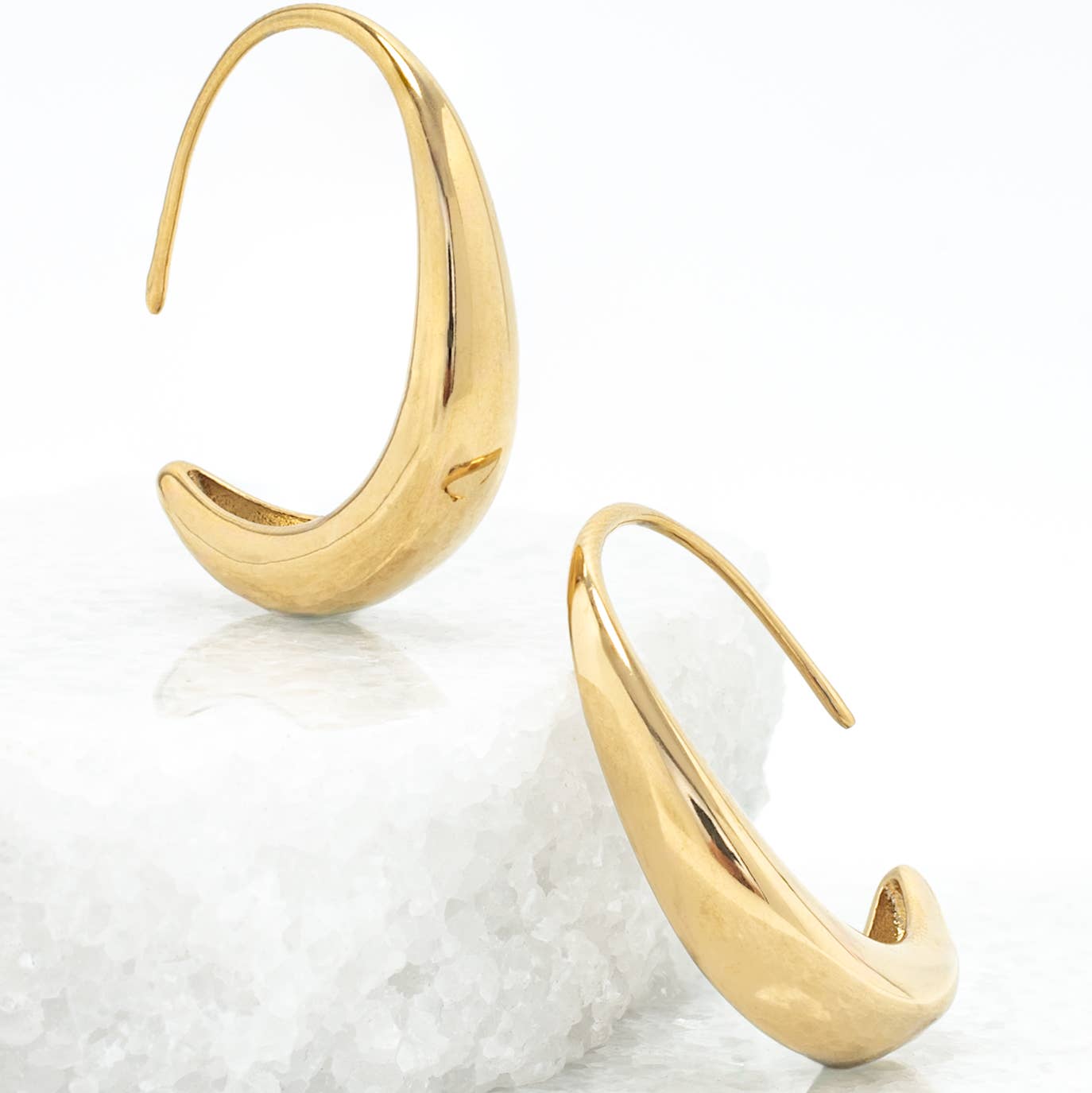 Crescent Moon EarringsPosh Boutique