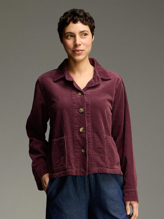 Cropped Corduroy JacketPosh Boutique