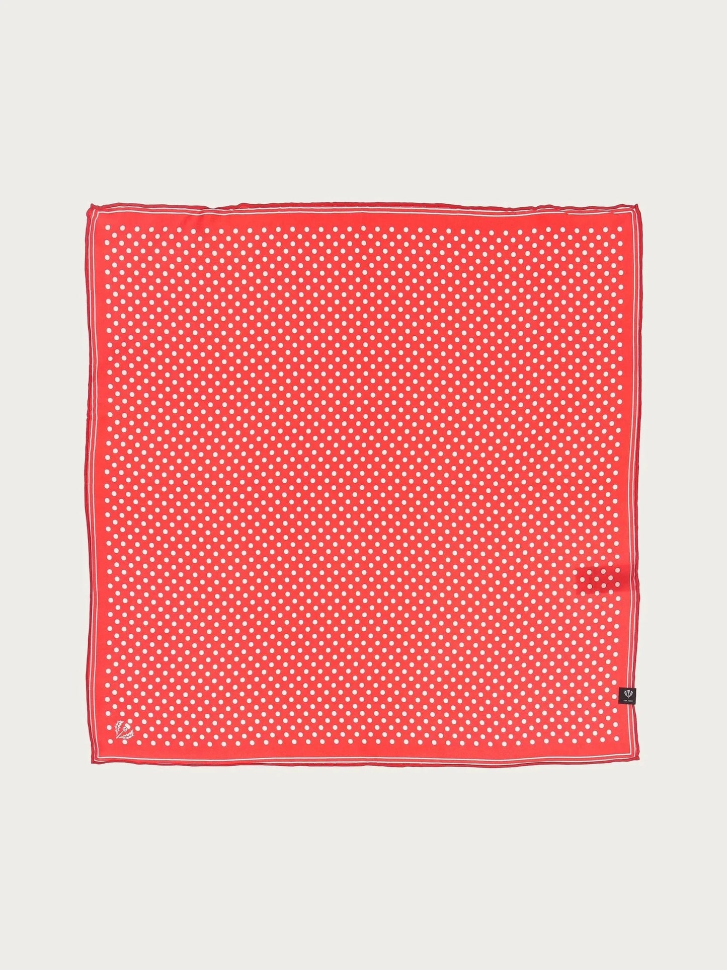 Dotted Neckerchief Silk SquareScarvesPosh Boutique