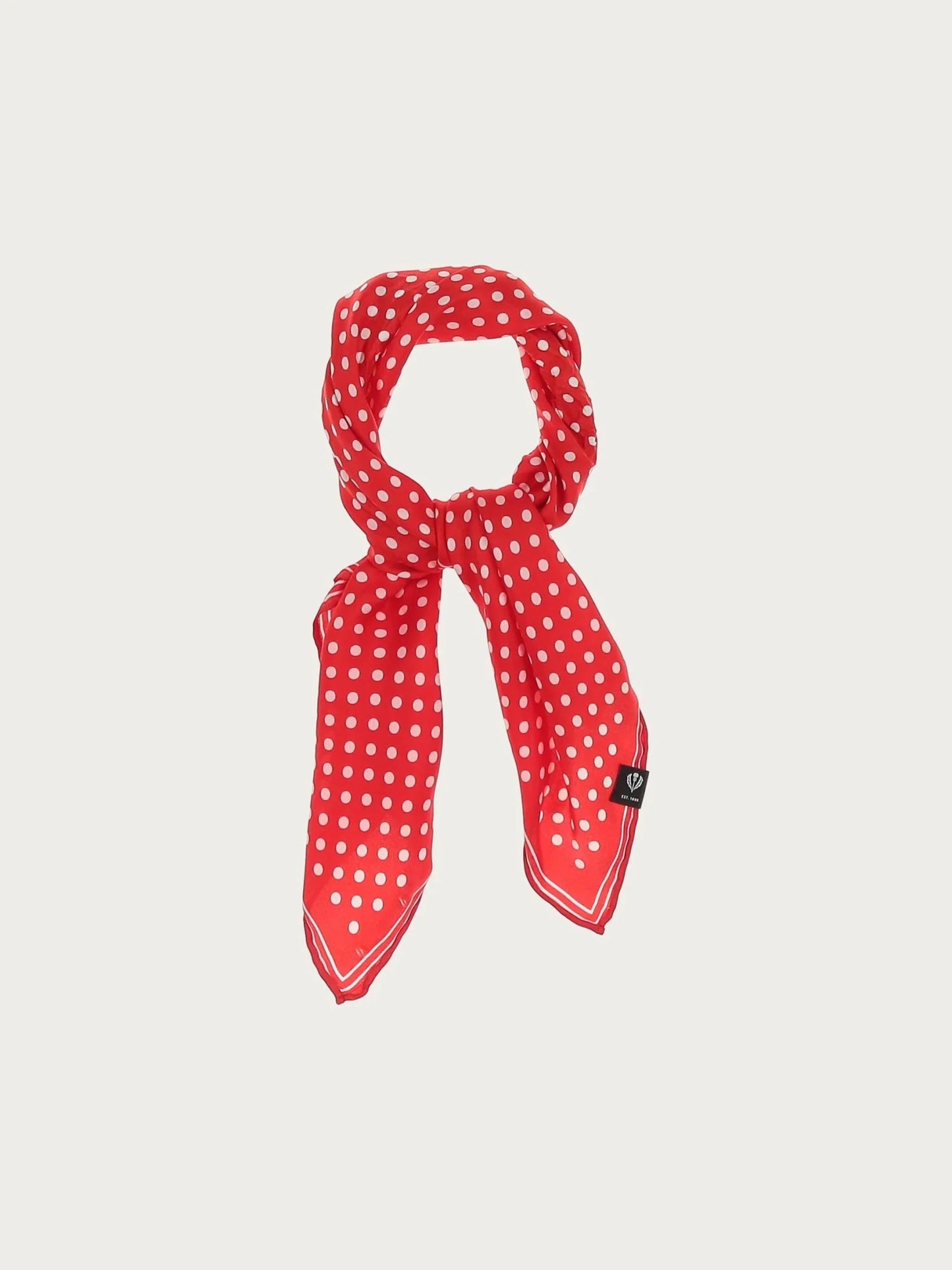 Dotted Neckerchief Silk SquareScarvesPosh Boutique