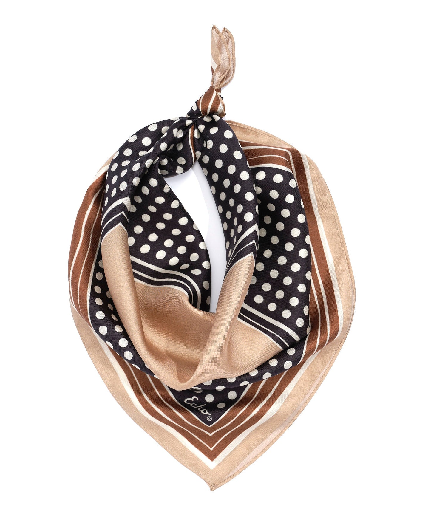 Dotty Silk BandanaPosh Boutique