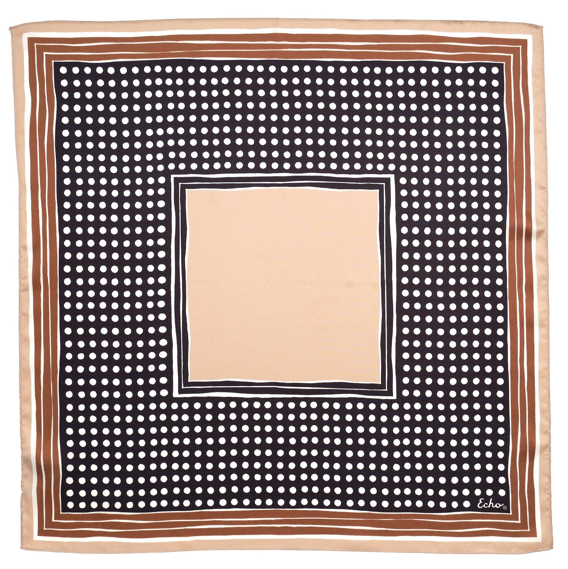 Dotty Silk BandanaPosh Boutique