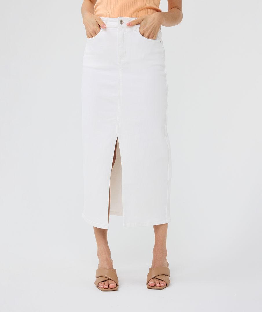 Esqualo Denim Stretch Maxi SkirtSkirtsPosh Boutique