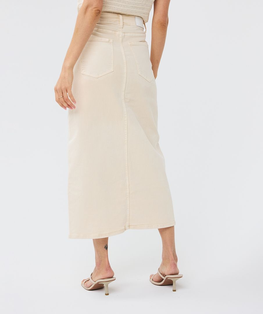 Esqualo Denim Stretch Maxi SkirtSkirtsPosh Boutique