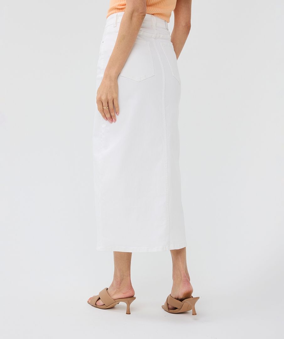 Esqualo Denim Stretch Maxi SkirtSkirtsPosh Boutique