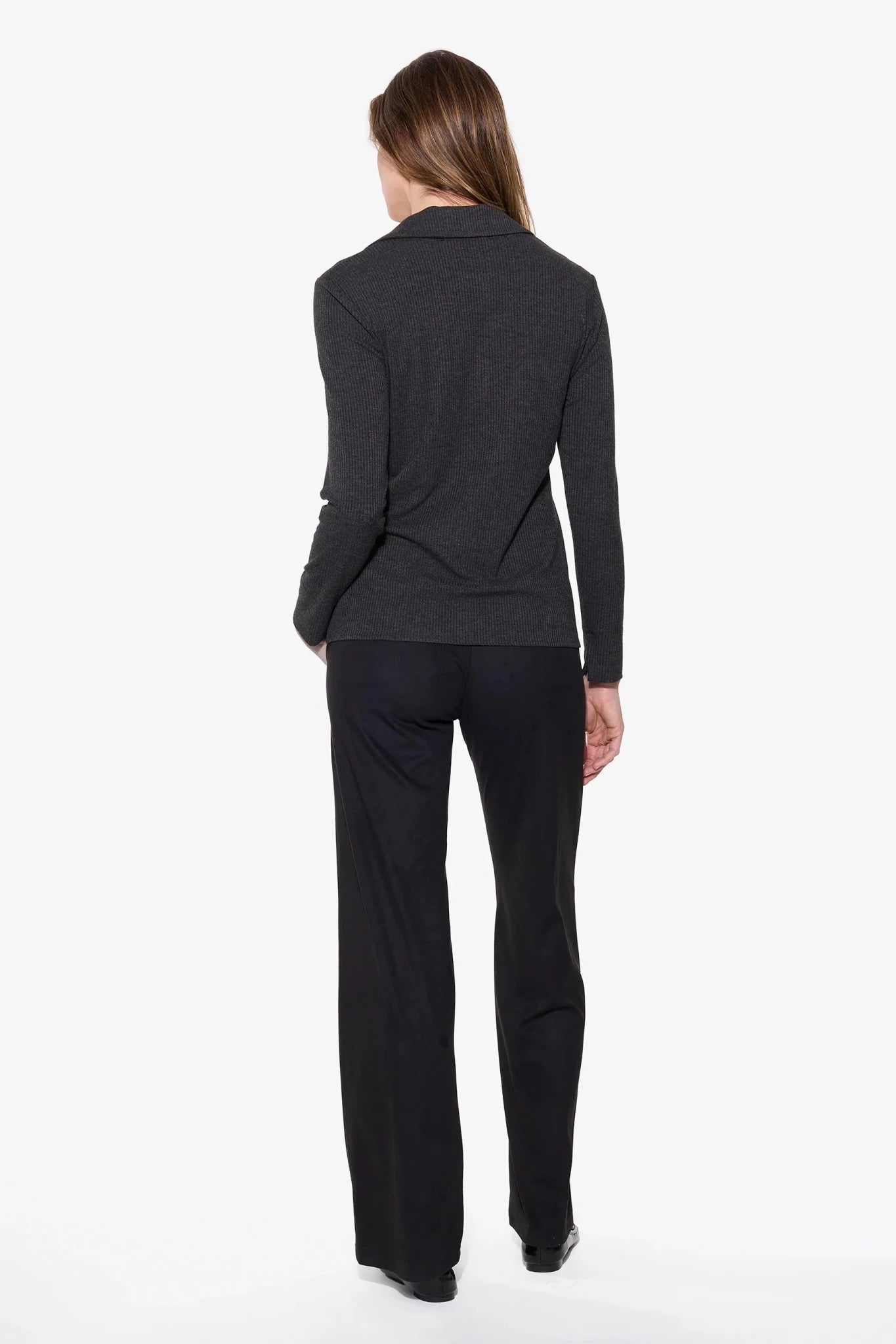 Essential Rib Knit ShirtPosh Boutique