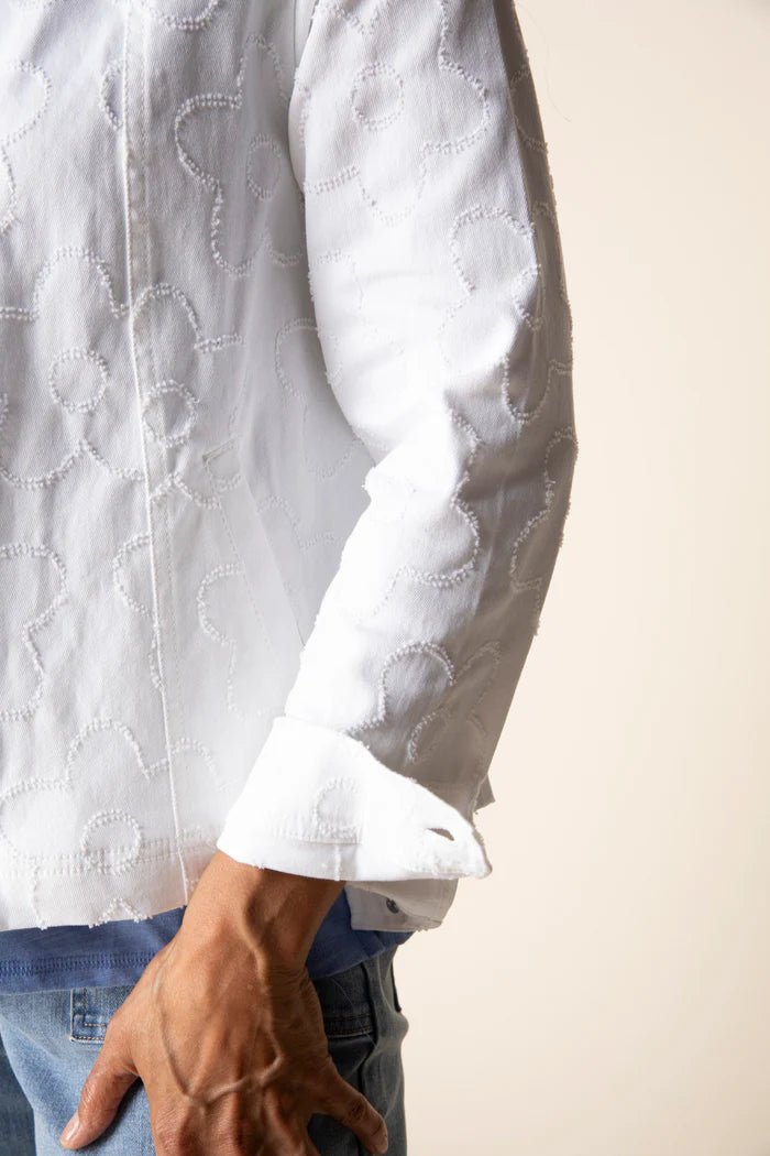Etched Floral JacketJacketsPosh Boutique