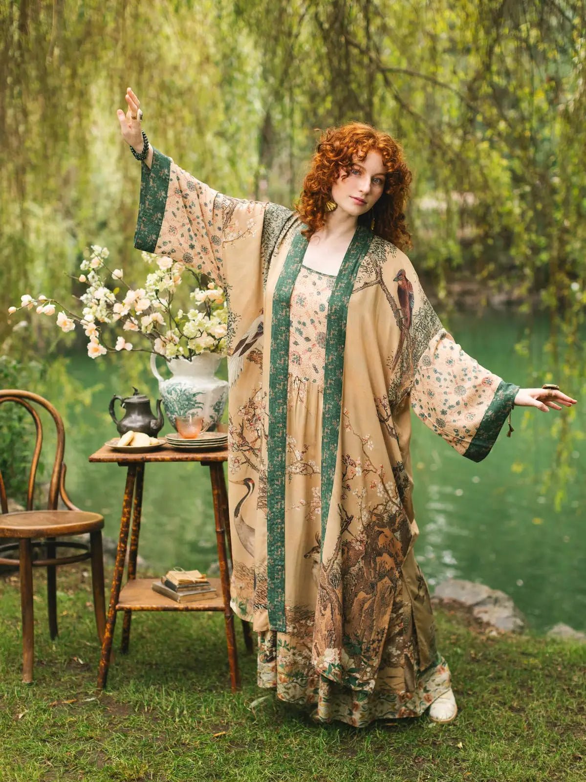 Fable Long KimonoPosh Boutique