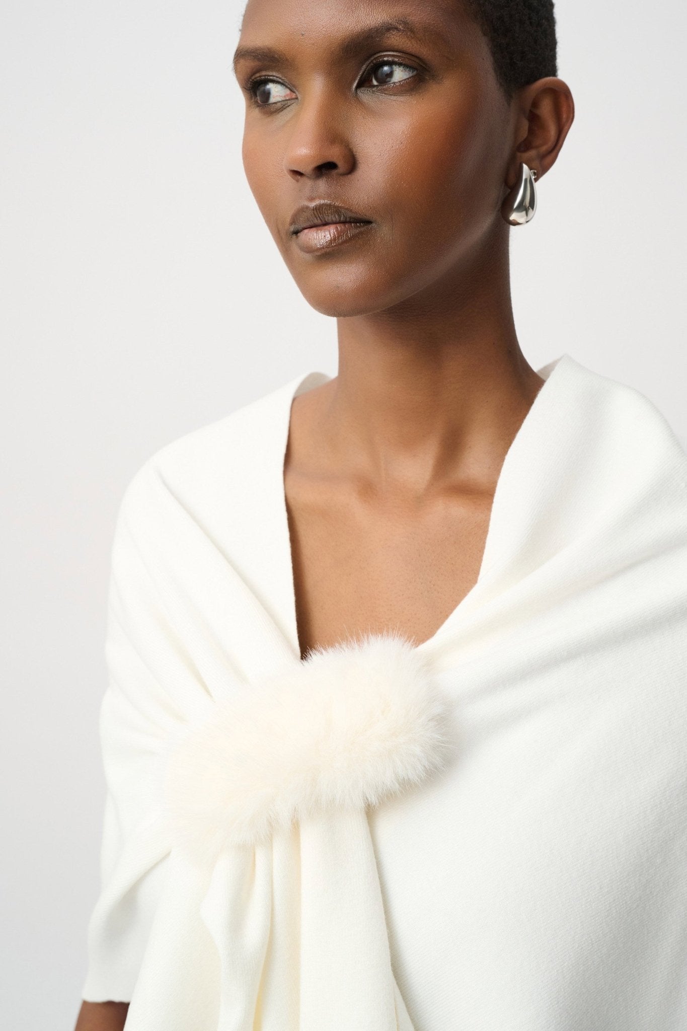 Faux Fur Draped Cover UpScarvesPosh Boutique
