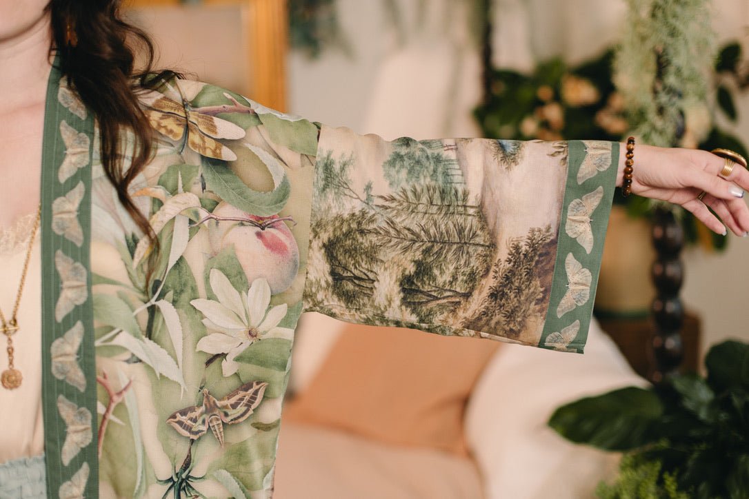 Fleur De Soleil Cropped KimonoPosh Boutique