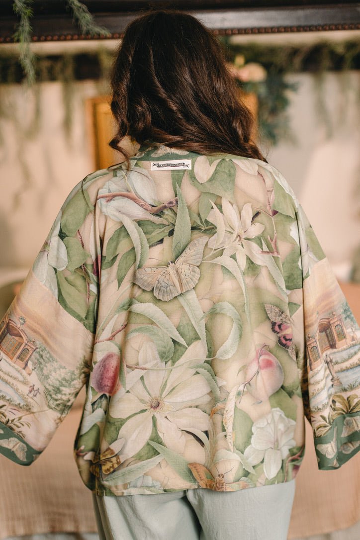Fleur De Soleil Cropped KimonoPosh Boutique