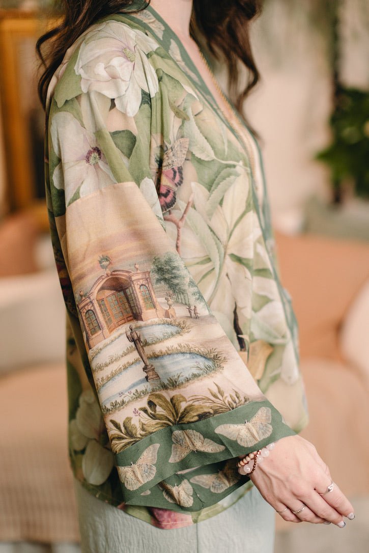 Fleur De Soleil Cropped KimonoPosh Boutique